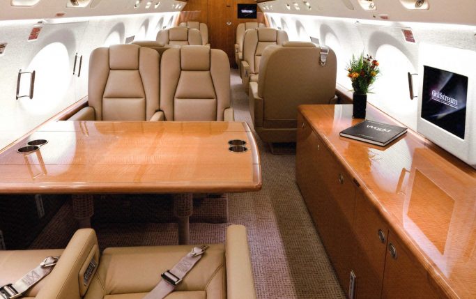 Gulfstream G550 s/n 5288, Aft Galley, 12 Passenger